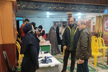 برگزاری برنامه جهادی ویزیت رایگان در مسجد ولیعصر(عج) رشت